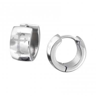 Hoops - 316L Surgical Grade Stainless Steel Steel Earrings A4S708