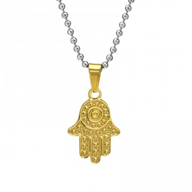 Hamsa - Chirurgicka nehrdzavejúca ocel Náhrdelníky z ocele A4S31834