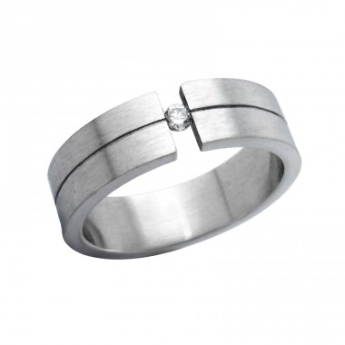 Band - 316L Surgical Grade Stainless Steel Steel Rings A4S264