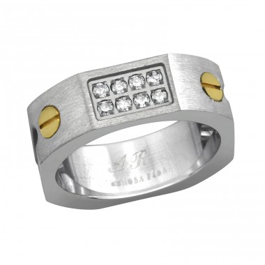 Band - 316L Surgical Grade Stainless Steel Steel Rings A4S7727