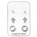 Cross - 316L Surgical Grade Stainless Steel Steel Jewellery Sets A4S33373