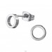 Circle - 316L Surgical Grade Stainless Steel Steel Ear Studs A4S31651