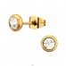 Golden Round 6.5Mm - 316L Surgical Grade Stainless Steel Steel Ear Studs A4S44836