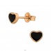 Heart - 316L Surgical Grade Stainless Steel Steel Ear Studs A4S45530