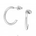 20mm Half Hoop stud - 316L Surgical Grade Stainless Steel Steel Ear Studs A4S45540