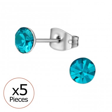 5mm Kör X5 - 316L Sebészeti Minőségű Rozsdamentes Acél Acél Stift A4S45732