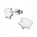 Purcel din otel inoxidabil 316L - Grad Chirurgical 316L Din Oțel Inoxidabil Cercei Cu Șurub Din Oţel Inoxidabil A4S45929