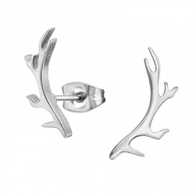 Coarne De Cerb - Grad Chirurgical 316L Din Oțel Inoxidabil Cercei Cu Șurub Din Oţel Inoxidabil A4S46753