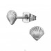 Shell - 316L Surgical Grade Stainless Steel Steel Ear Studs A4S47392