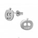 Pumpkin - 316L Surgical Grade Stainless Steel Steel Ear Studs A4S48472