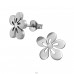 Frangipani-Plumeria - Chirurgischer 316L-Edelstahl Stahl-Ohrstecker A4S49154