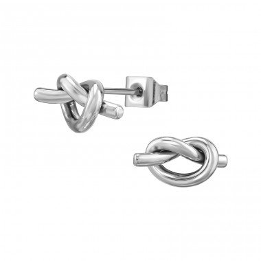 Knot - 316L Surgical Grade Stainless Steel Steel Ear Studs A4S49414