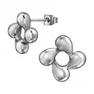 Kwiat 11,5 mm - 316L Stal Chirurgiczna Grade Kolczyki Sztyfty Ze Stali A4S49972