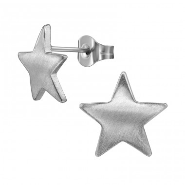 12mm Zakrzywiona Gwiazda - 316L stal chirurgiczna grade Kolczyki sztyfty ze stali A4S50134