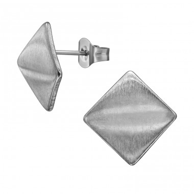 13mm Zakrzywiony Kwadrat - 316L stal chirurgiczna grade Kolczyki sztyfty ze stali A4S50136