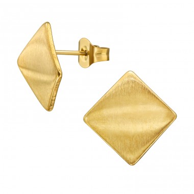 13mm Zakrzywiony Kwadrat - 316L stal chirurgiczna grade Kolczyki sztyfty ze stali A4S50137