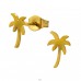 Golden Palm - 316L Surgical Grade Stainless Steel Steel Ear Studs A4S50235