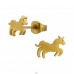 Golden Horse - 316L Surgical Grade Stainless Steel Steel Ear Studs A4S50236