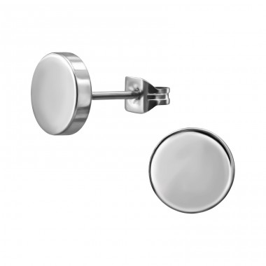 8mm Okrągłe - 316L Stal Chirurgiczna Grade Kolczyki Sztyfty Ze Stali A4S50241