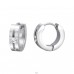 Round - 316L Surgical Grade Stainless Steel Steel Earrings A4S26609