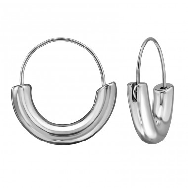 20mm - Grad chirurgical 316L din oțel inoxidabil Cercei din oţel inoxidabil A4S49948