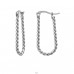 Rope - 316L Surgical Grade Stainless Steel Steel Earrings A4S51297