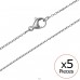Lantisor "O" - 5 buc - Grad Chirurgical 316L Din Oțel Inoxidabil Colier Din Oţel Inoxidabil A4S51254