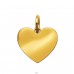 Pozłacane Serce 18mm - 316L Stal Chirurgiczna Grade Stalowe Wisiorki A4S50483