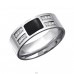 Hochglänzendes und schwarzes Pvd - Chirurgischer 316L-Edelstahl Stahl-Ringe A4S28240