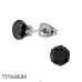 6 mm Rotund - Titan Cercei din titan A4S33180