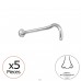 Half Ball nose piercing 2mm, (20 G) 5pcs - Titanium Titanium Nose Jewelry A4S47745