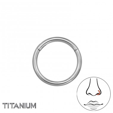 Kroužek 8mm - Titan Titanium Nose Jewelry A4S47784