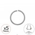 5 pcs nose rings 0.8 mm 20 G - Titanium Titanium Nose Jewelry A4S48941
