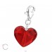 Heart - 925 Sterling Silver LaCrystale Silver Pendants A4S28992