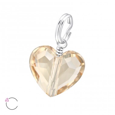 Strieborné Srdce - Striebro 925 LaCrystale Amulety A4S28995