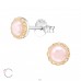 Kolo - Striebro 925 Swarovski Puzetové náušnice A4S39427