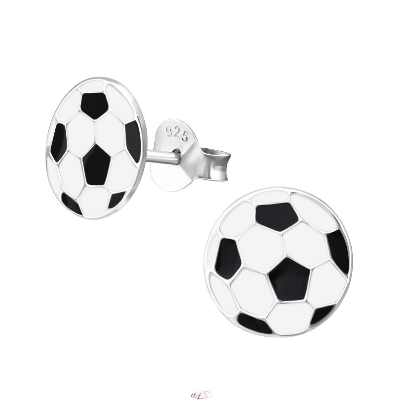Football earrings studs store