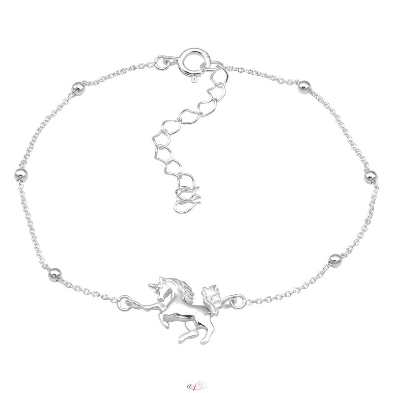 Silver clearance unicorn bracelet