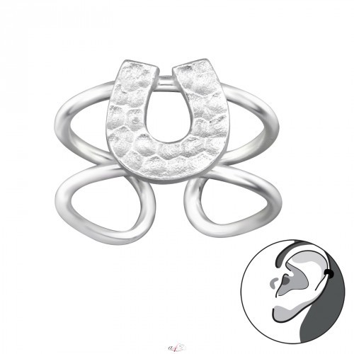 Potcoavă Argint 925 Cercei Tip Ear Cuffs
