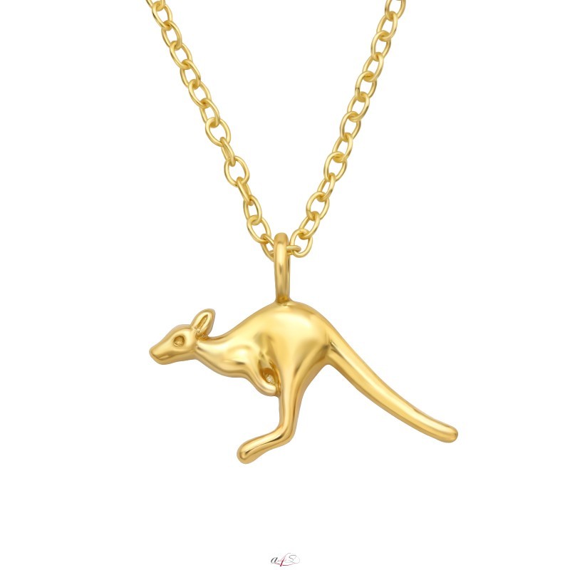Gold hotsell kangaroo pendant