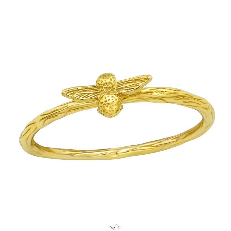 Bee 925 Sterling Silver Basic Rings A4S40074