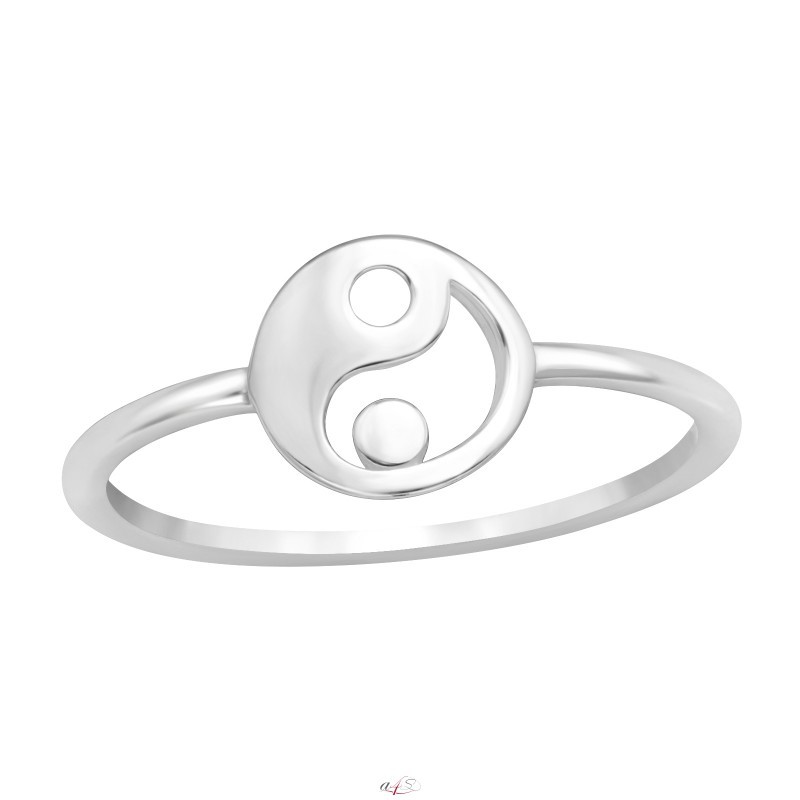 Yin yang ring discount sterling silver