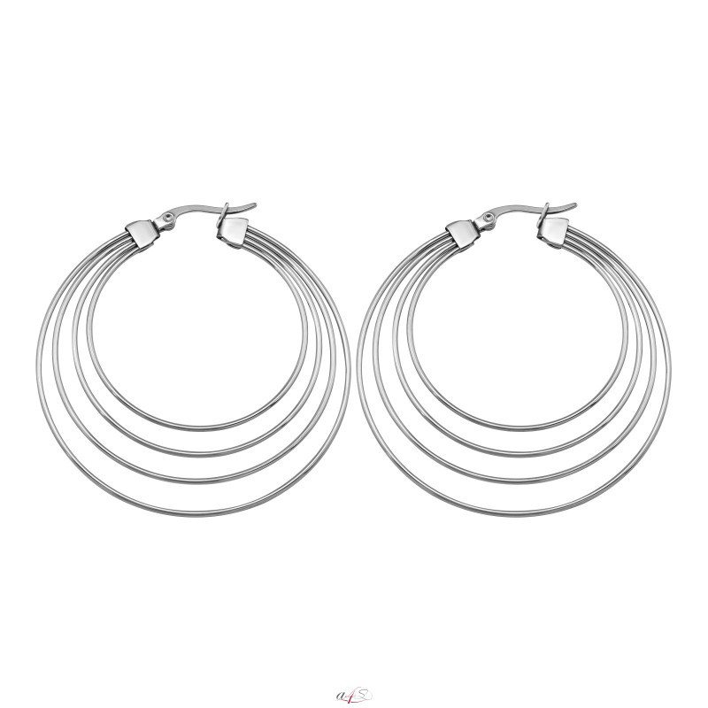 Hoops 316L Surgical Grade Stainless Steel Steel Earrings