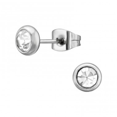 Diamond 316L Surgical Grade Stainless Steel Steel Ear Studs
