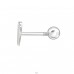 Herz Ohr-Piercing - 925Er Silber Ohrtunnel & Stöpsel A4S49565