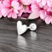 Herz Ohr-Piercing - 925Er Silber Ohrtunnel & Stöpsel A4S49565