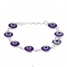 Evil Eye - 925 Sterling Silver Bracelets with silver chain A4S16744