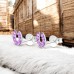 Horseshoe - 925 Sterling Silver Crystal Ear Studs A4S18304