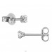 Round 3mm - 925 Sterling Silver Basic Ear Studs A4S36902