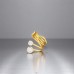 Semicerc auriu cu Zirconiu - Argint 925 Cercei Tip Ear Cuffs A4S49739